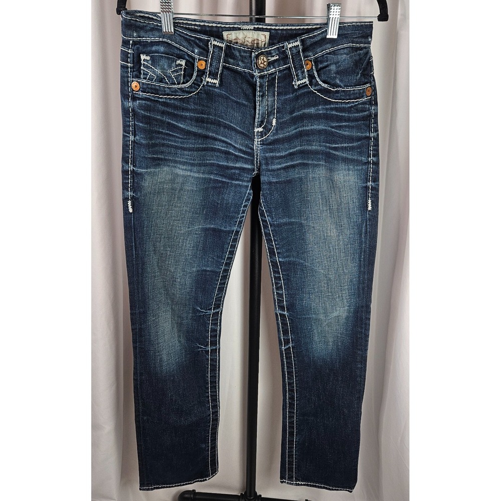 Big Star Jeans Womens Size 26R Dark Wash Nina Mid Rise Straight Inseam 31 inches